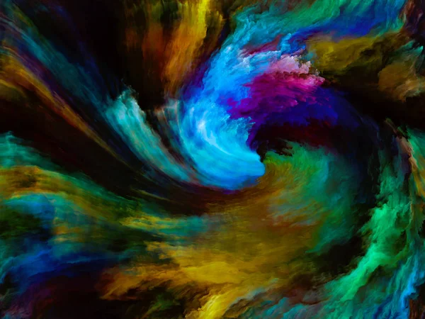 Abstracte Kleur Serie Achtergrond Van Kleurrijke Verf Beweging Doek Als — Stockfoto
