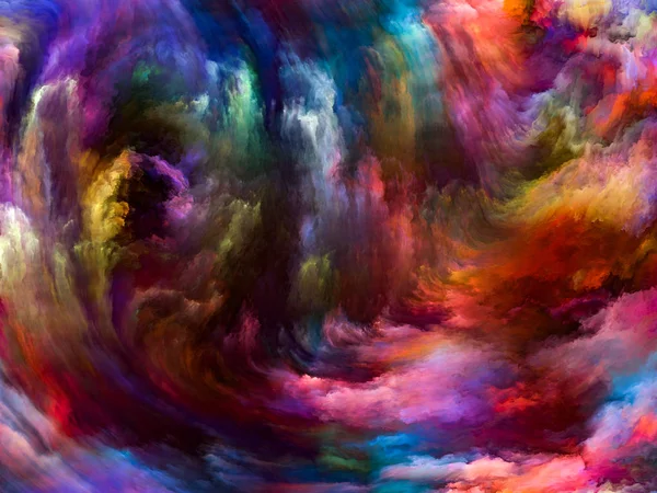 Abstracte Kleur Serie Abstracte Achtergrond Gemaakt Van Kleurrijke Verf Beweging — Stockfoto