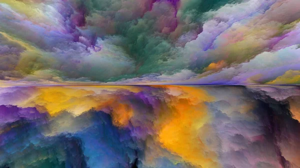 Serie Dream Land Diseño Abstracto Hecho Colores Digitales Sobre Tema — Foto de Stock
