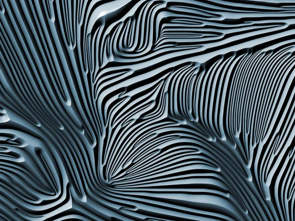Криві Серії Природи Абстрактний Дизайн Зроблений Рендеринга Синього Рельєфного Візерунка — стокове фото
