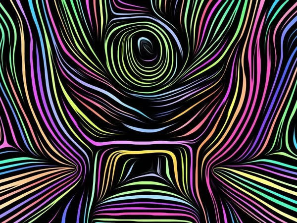 Woodcut Series Colored Abstract Background Subject Creativity Art Design — Stock Photo, Image