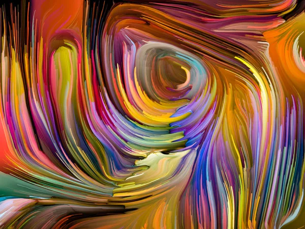 Vloeibare Kleur Serie Achtergrond Ontwerp Van Multi Color Verf Strepen — Stockfoto