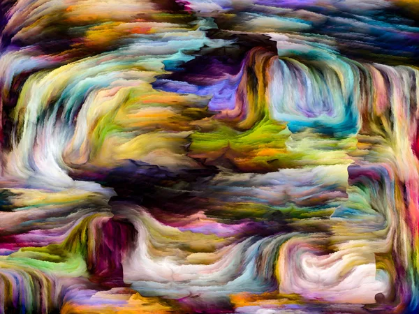 Серия Liquid Color Фоновый Дизайн Многоцветных Красок Работ Творчеству Искусству — стоковое фото