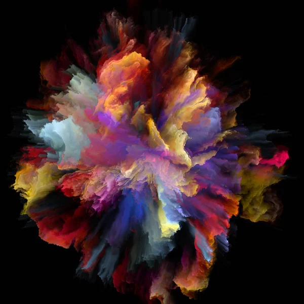 Цветные Эмоции Фон Состоящий Цветной Вспышки Всплеск Взрыва Подходит Использования — стоковое фото