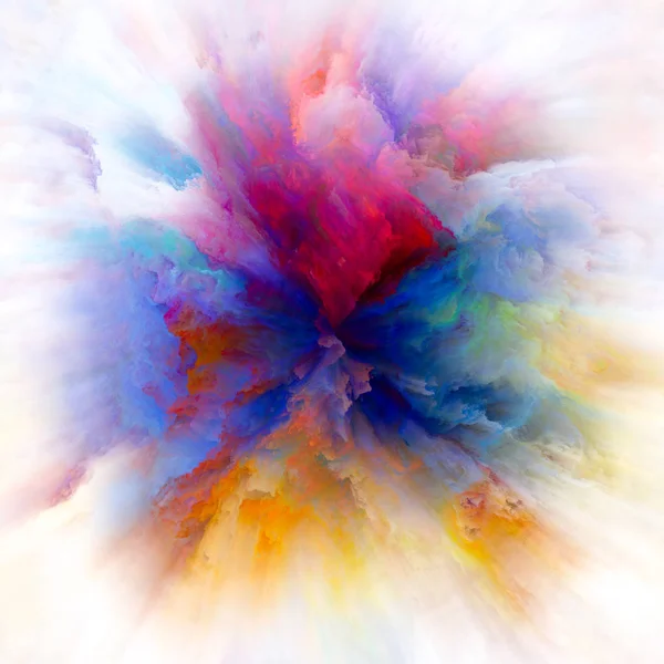 Χρώμα Σειρά Συγκίνηση Σύνθεση Του Έκρηξη Χρωμάτων Σχετικά Θέμα Του — Φωτογραφία Αρχείου