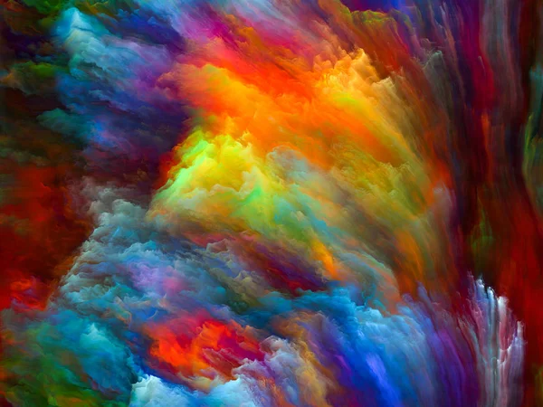 Serie Color Flow Fondo Visualmente Atractivo Hecho Corrientes Pintura Digital — Foto de Stock