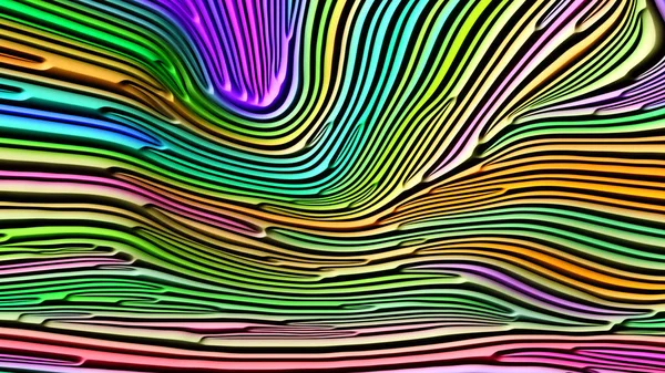 Kurven Der Natur Hintergrund Der Wiedergabe Von Mehrfarbig Geprägten Basreliefmustern — Stockfoto