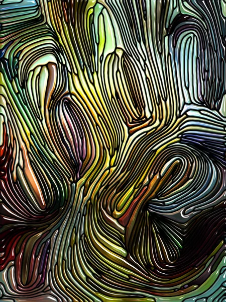 ガラス シリーズの夢 カラフルなデザイン 創造性 想像力をテーマに色の断片のステンド グラス パターンの構成 — ストック写真