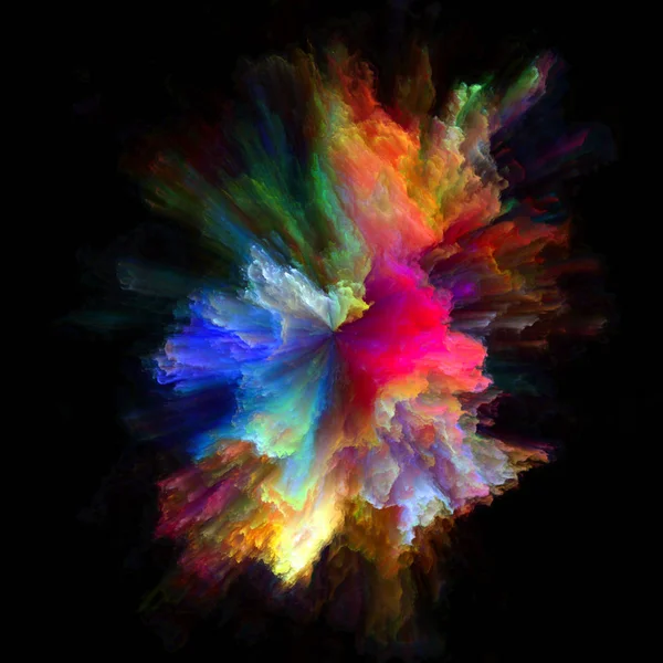 Цветные Эмоции Фон Состоит Цветного Взрыва Подходит Использования Проектах Воображению Лицензионные Стоковые Изображения