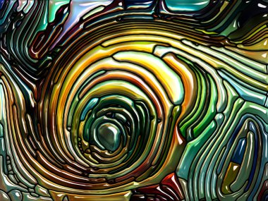 Desen serisi renk. Leaded cam tasarımı Art Nouveau tarzı anımsatan yaratıcı düzenleme güzellik ve Maneviyat, doğanın bu konu üzerine bir kavramı mecaz olarak