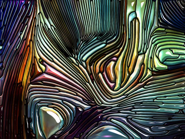 Sueños Serie Glass Composición Del Patrón Vidrieras Fragmentos Color Para — Foto de Stock
