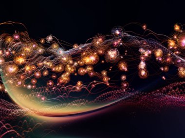 Dijital Rüyalar serisi. Bilim, eğitim, bilgisayarlar ve modern teknoloji konularında sanal görselleştirme bileşenlerine sahip teknolojinin bileşimi