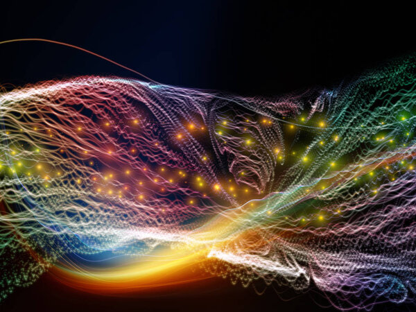 Digital Dreams series. Composition of technology background with virtual visualization components  suitable as a backdrop for the projects on science, education, computers and modern technology