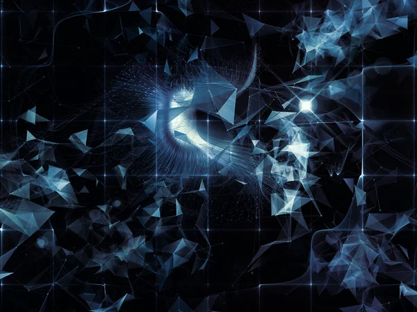 数码梦系列 以科学 计算机和现代技术为主题的虚拟可视化组件提供技术背景背景背景 — 图库照片