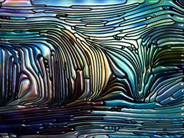 Desen serisi renk. Leaded cam tasarımı Art Nouveau tarzı anımsatan yaratıcı düzenleme güzellik ve Maneviyat, doğanın bu konu üzerine bir kavramı mecaz olarak