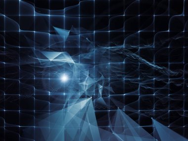 Dijital rüyalar serisi. Görsel olarak çekici zemin teknolojik altyapı sanal görselleştirme bileşenleri için düzenler bilim, eğitim, bilgisayar ve modern teknoloji ile yapılmış