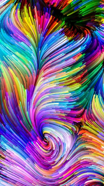 Серия Color Motion Визуально Привлекательный Фон Flowing Paint Шаблон Макетов — стоковое фото