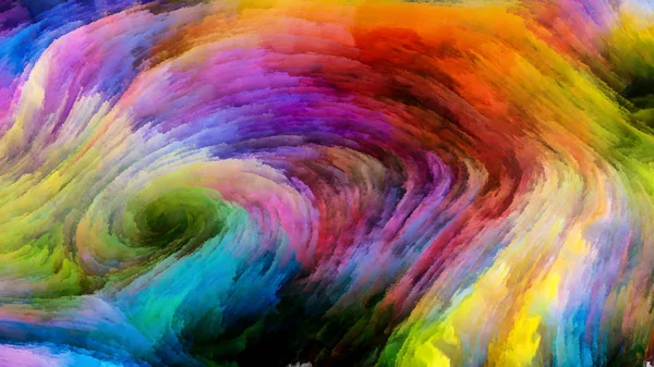 Serie Color Movimiento Composición Del Patrón Pintura Flujo Tema Del —  Fotos de Stock