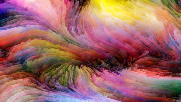 Color Motion Series Background Design Flowing Paint Pattern Subject Design — Stock Photo, Image