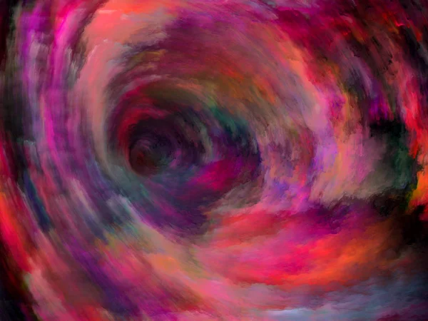 Vortex Twist Swirl Serie Achtergrond Van Kleur Beweging Doek Ter — Stockfoto