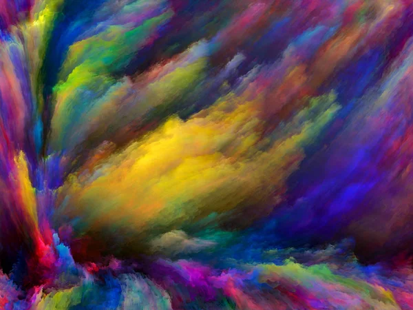 Abstrakte Farbserien Hintergrund Design Von Bunter Farbe Bewegung Auf Leinwand — Stockfoto