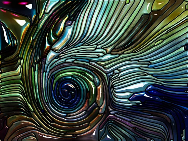 Kleur Patroon Serie Abstracte Achtergrond Gemaakt Van Leaded Glasontwerp Denken — Stockfoto