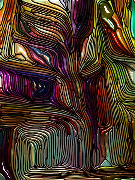 Sogni Serie Vetro Composizione Del Modello Vetro Colorato Frammenti Colore — Foto Stock