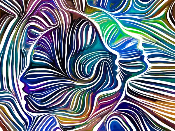 Woodcut Series Abstract Design Made Woodcut Abstract Pattern Subject Creativity — Stock Photo, Image