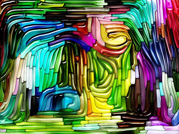 Liquid Color Serie Hintergrund Aus Mehrfarbigen Farbschlieren Und Geeignet Für — Stockfoto