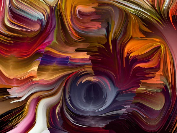 Série Liquid Color Fond Abstrait Fait Stries Peinture Multicolores Pour — Photo