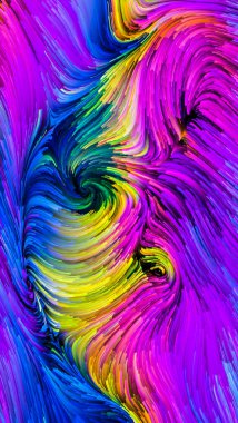 Renkli boya gerçeklik