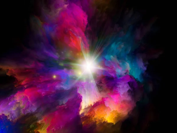 Kosmische Farben. — Stockfoto