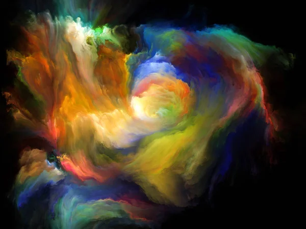 Внутренняя жизнь цветового движения — стоковое фото