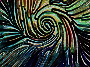 Fraktal parçacık görselleştirme