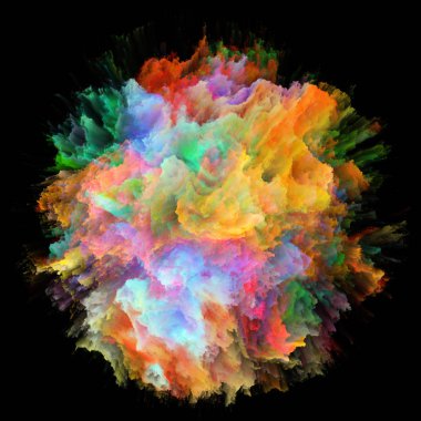 Dijital renk Splash patlama