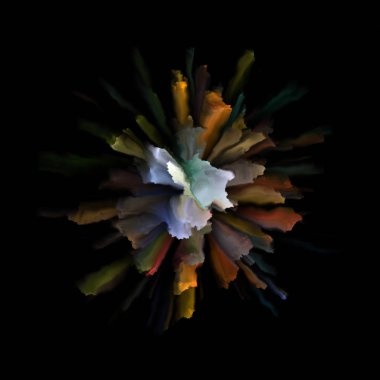 Renk Splash patlama yol