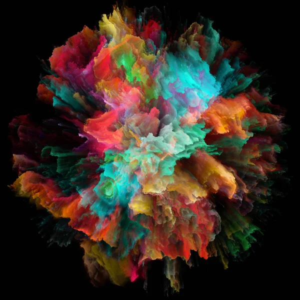Petali di colore Splash Explosion — Foto Stock