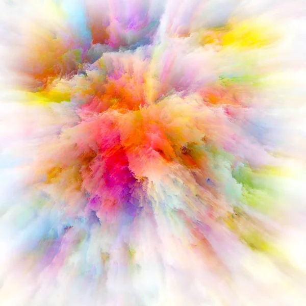 Ψηφιακή ζωή πολύχρωμα χρώματα Splash έκρηξης — Φωτογραφία Αρχείου