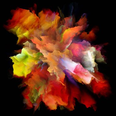 Dijital renk Splash patlama