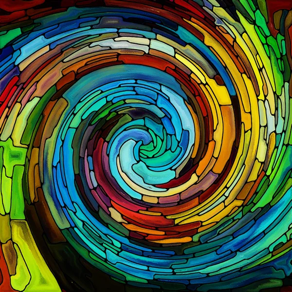 Vision av Spiral färg — Stockfoto