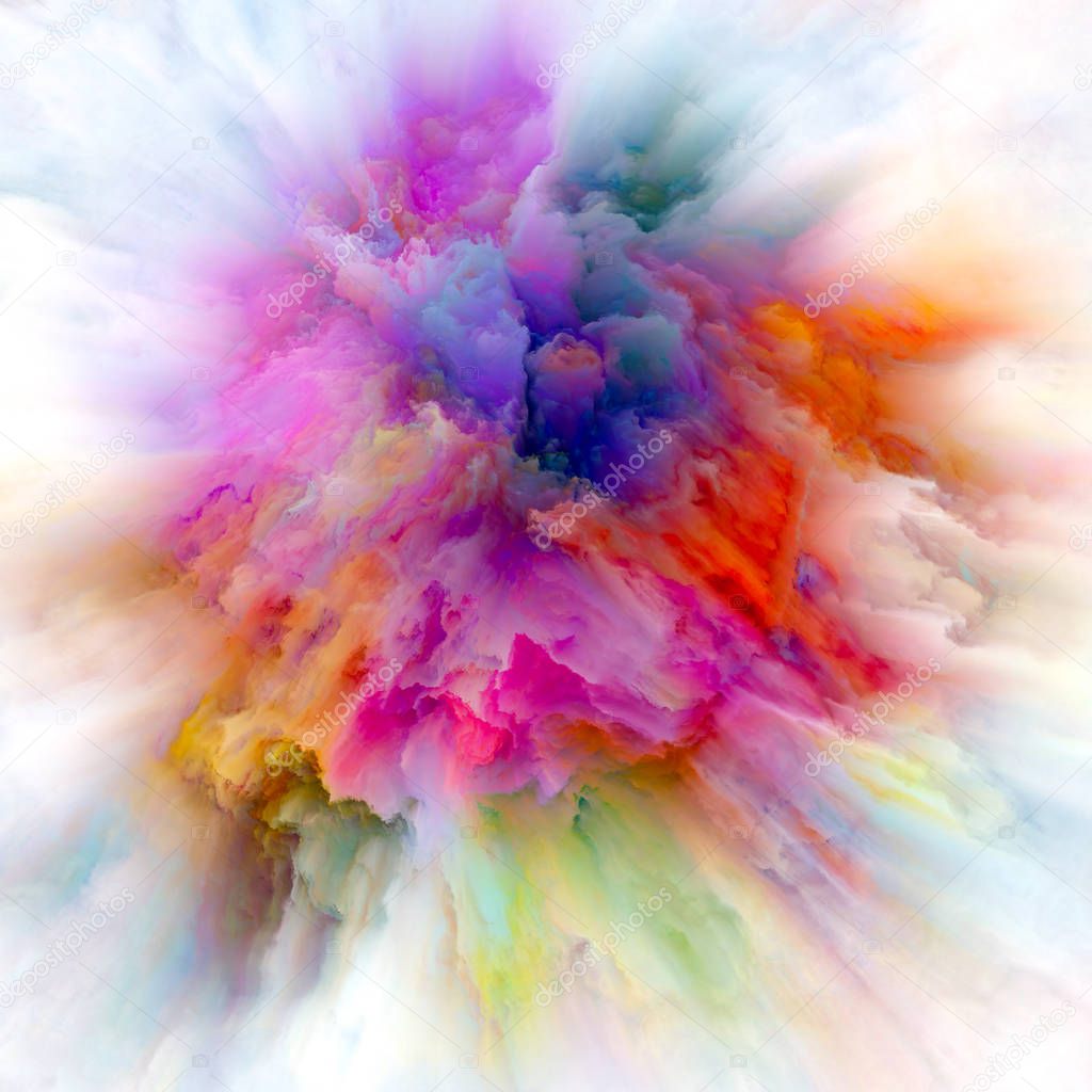 Global Colorful Paint Splash Explosion