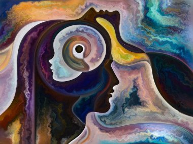 İç renkleri üzerinde meditasyon