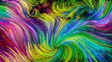 Renkli boya gelişen