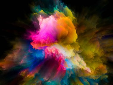 Çok renkli boya
