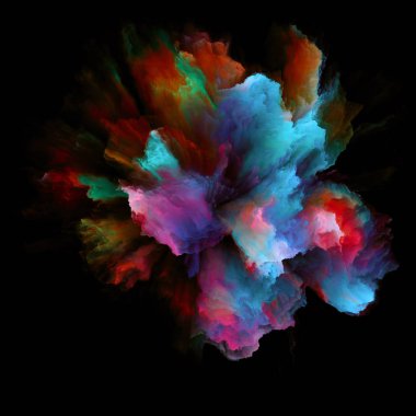 Karmaşık renk Splash patlama