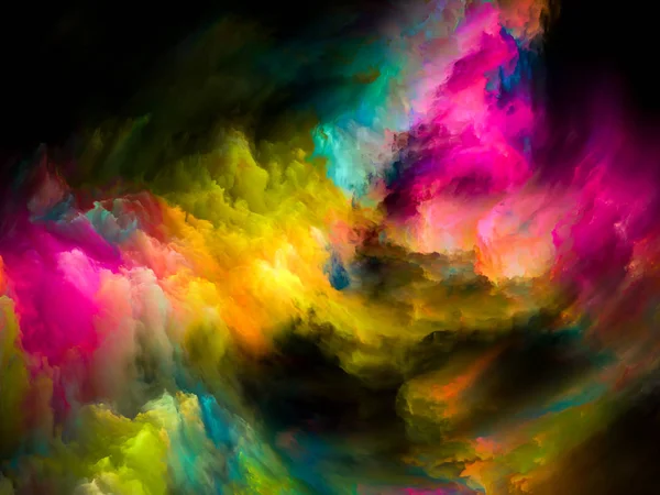 Вихрь краски — стоковое фото