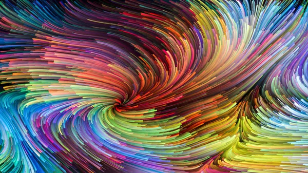Acceleration of Colorful Paint — Stock Photo, Image