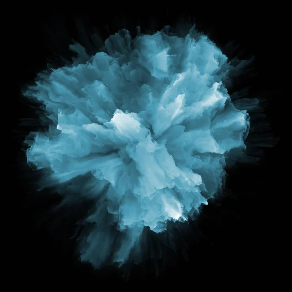 Έκρηξη Splash περίπλοκα χρωμάτων — Φωτογραφία Αρχείου