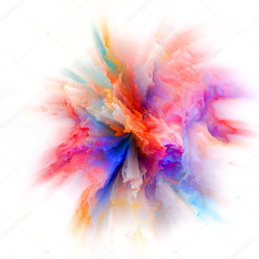 Vibrant Color Splash Explosion