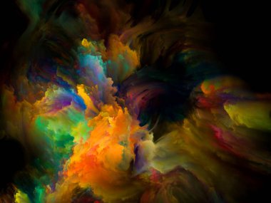 Çok renkli boya